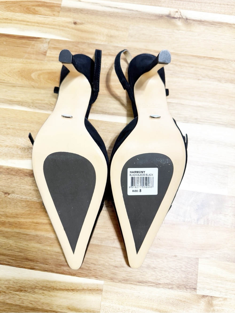 Tony Bianco Harmony Bow Detail Pointed Cap Toe Slingback in Black Revolve 8 - Picture 9 of 15